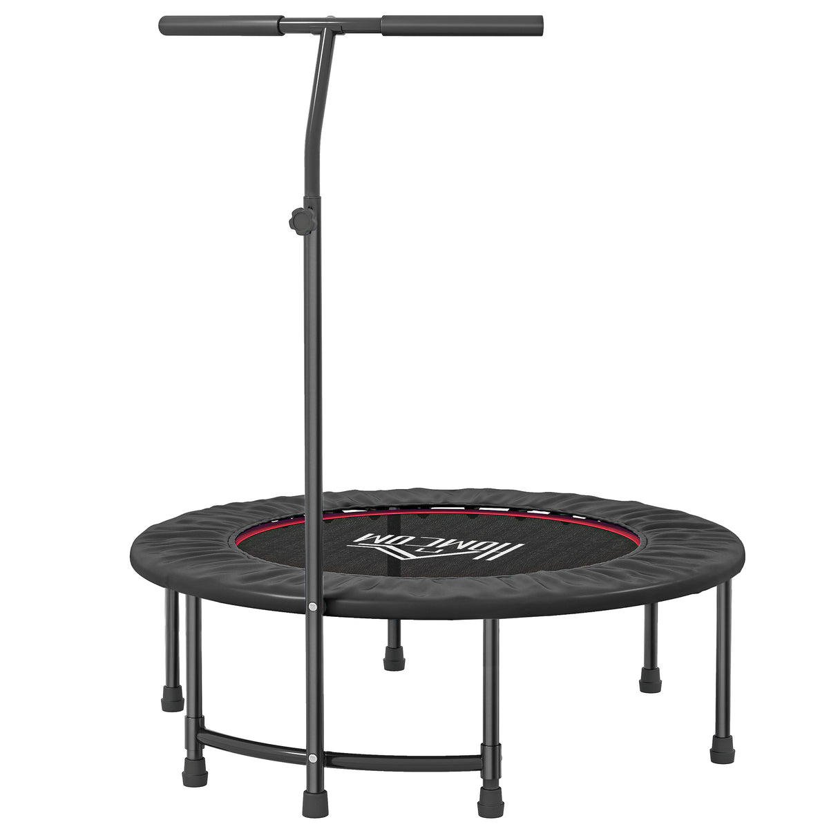 40" Trampoline Rebounder, Rebounder Trampoline, with Adjustable Handle, Orange