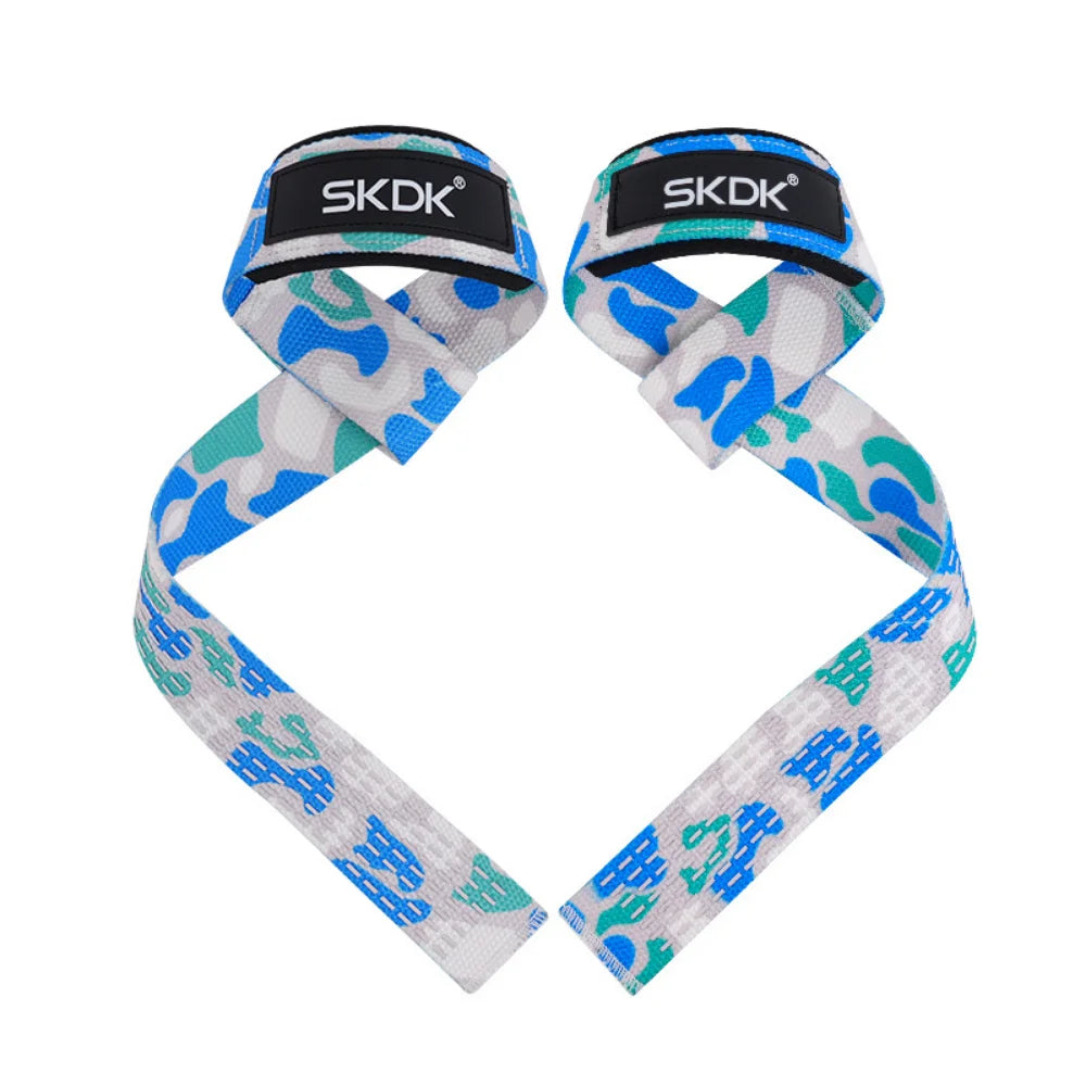 2Pcs Weightlifting Wrist Straps Strength Training Adjustable Non-Slip Gym Fitness Lifting Strap Wrist Support Sports Grip Band