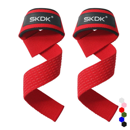 2Pcs Weightlifting Wrist Straps Strength Training Adjustable Non-Slip Gym Fitness Lifting Strap Wrist Support Sports Grip Band