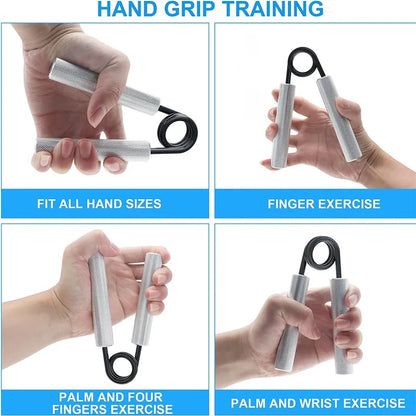 100-350Lbs Fitness Heavy Grips Forearm Exerciser Strengthener Metal Hand Grip with Sponge Cover Home Office Fitness Equipment
