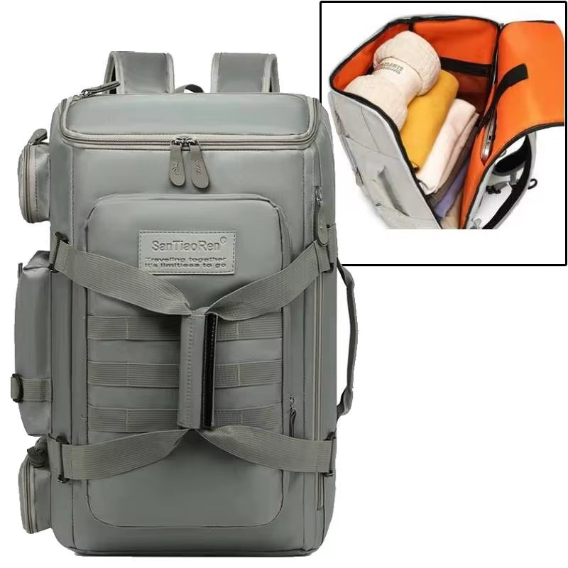 Large Capacity Gym Bag Travel Backpack Wet Dry Separation Shoulder Bags Outdoor Sports Backpacks Yoga Fitness Training Bags Pack