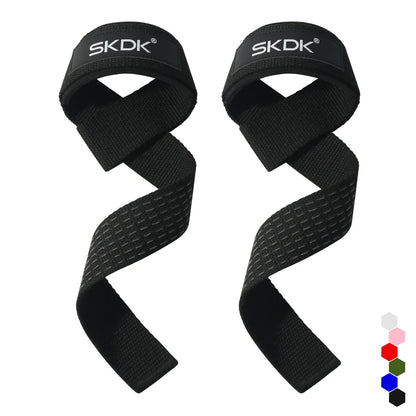 2Pcs Weightlifting Wrist Straps Strength Training Adjustable Non-Slip Gym Fitness Lifting Strap Wrist Support Sports Grip Band