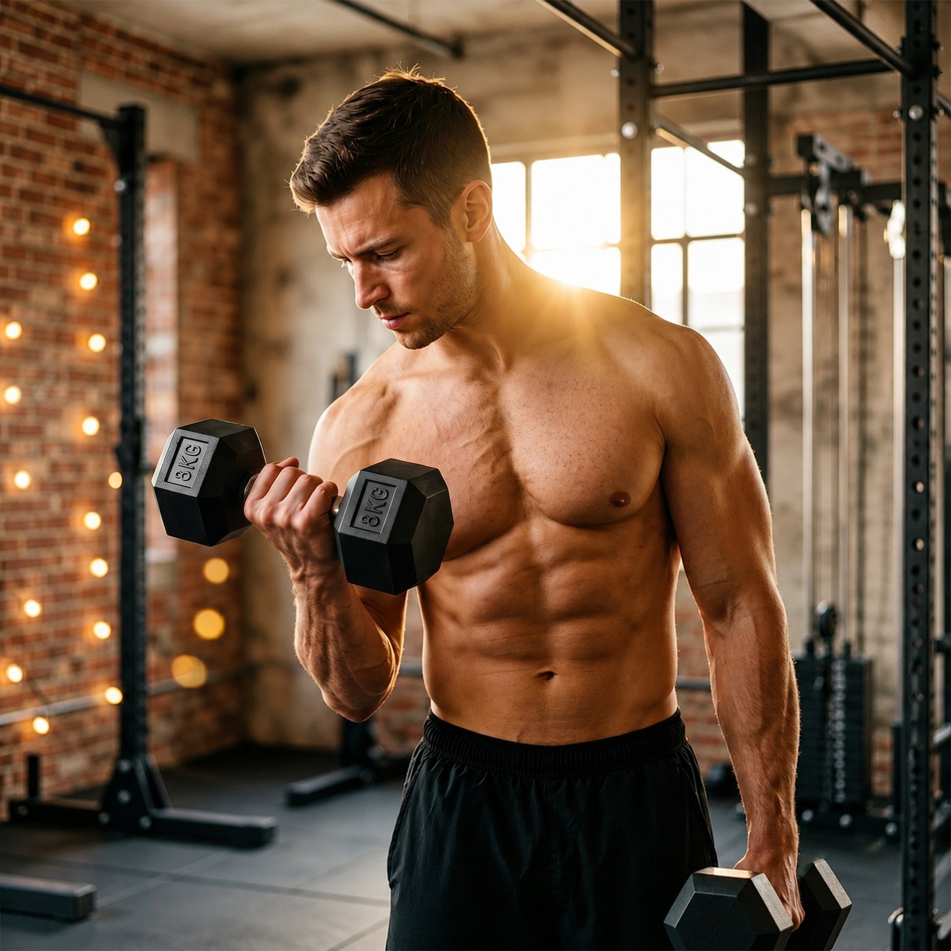 Rubber Dumbbell Sports Hex Weights Sets Home Gym Fitness Workout Exercise