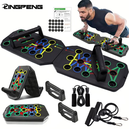 Folding Push-Up Board Support Muscle Exercise Multifunctional Table Portable Fitness Equipment Abdominal Enhancement Support