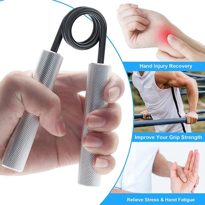 100-350Lbs Fitness Heavy Grips Forearm Exerciser Strengthener Metal Hand Grip with Sponge Cover Home Office Fitness Equipment
