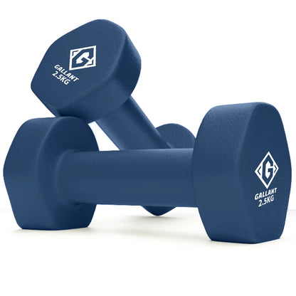Neoprene Dumbbells Hand Weights Pair Exercise Iron Set Home Gym Fitness Aerobic