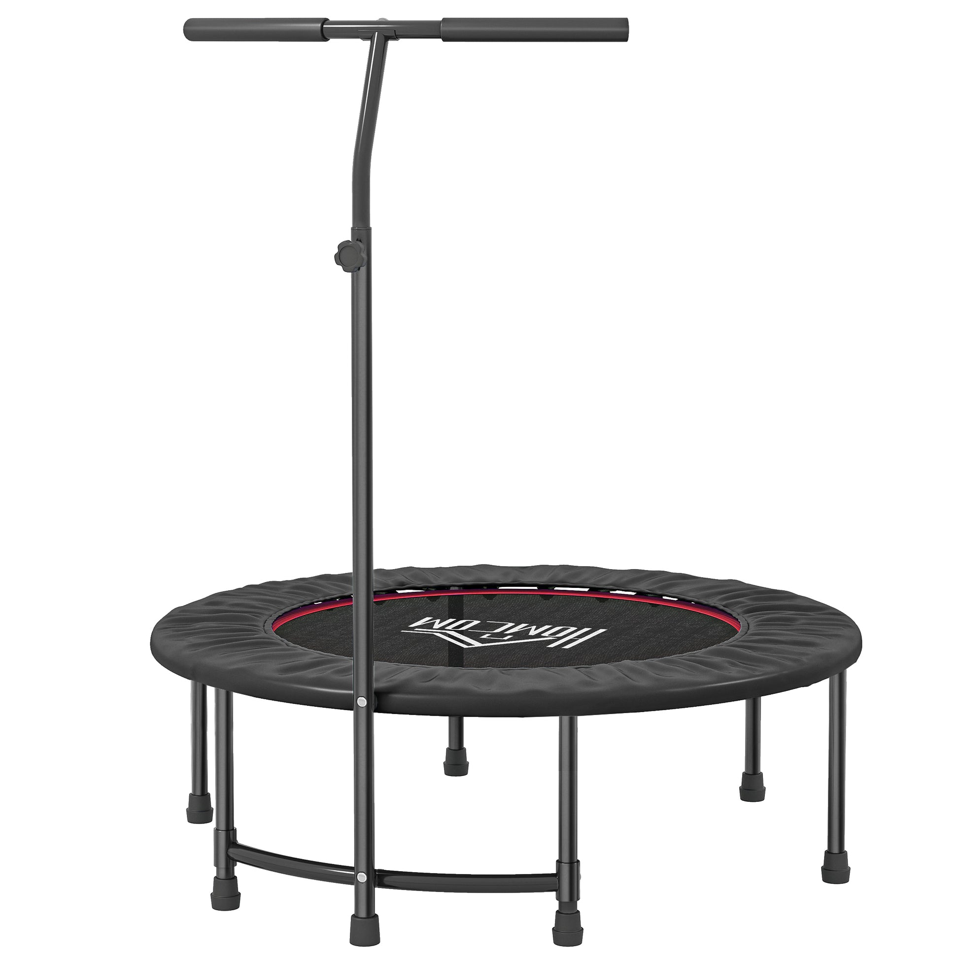 40" Trampoline Rebounder, Rebounder Trampoline, with Adjustable Handle, Orange