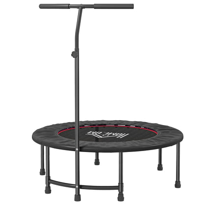 40" Trampoline Rebounder, Rebounder Trampoline, with Adjustable Handle, Orange