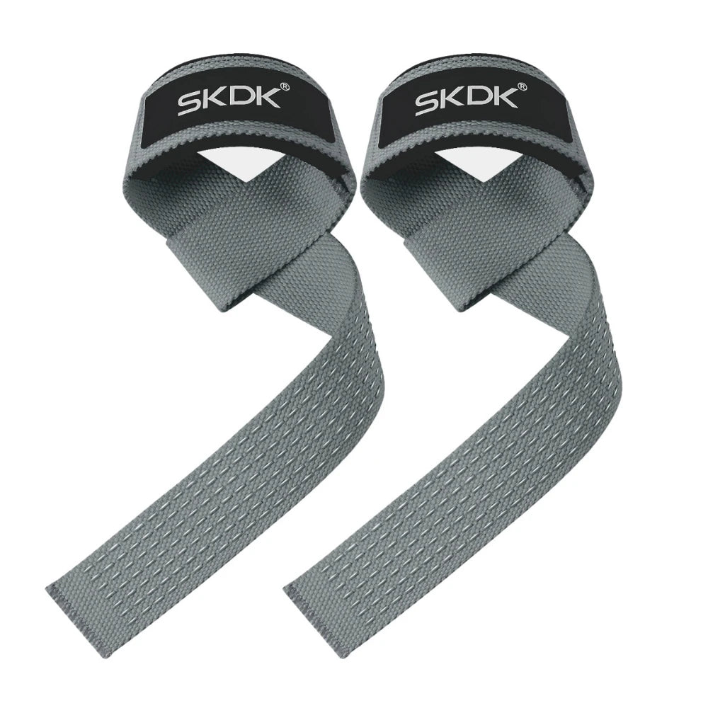 2Pcs Weightlifting Wrist Straps Strength Training Adjustable Non-Slip Gym Fitness Lifting Strap Wrist Support Sports Grip Band