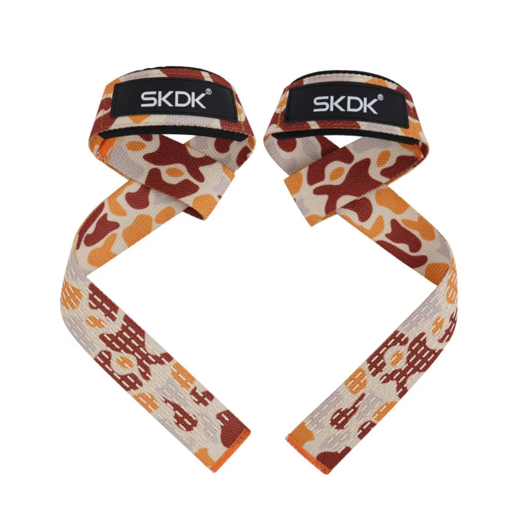 2Pcs Weightlifting Wrist Straps Strength Training Adjustable Non-Slip Gym Fitness Lifting Strap Wrist Support Sports Grip Band